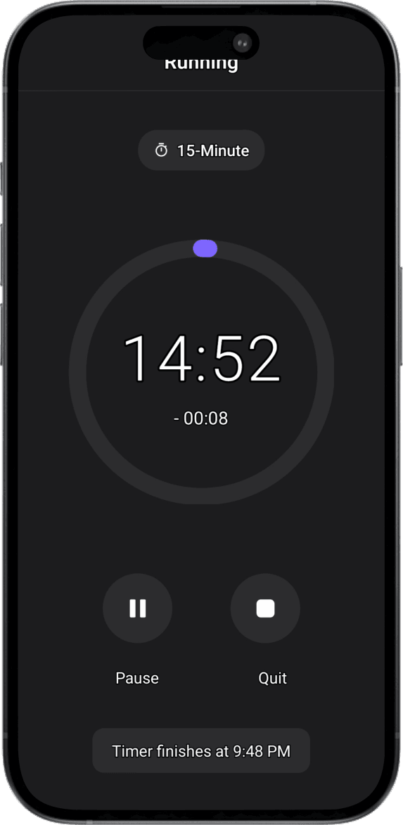 Focus timer
